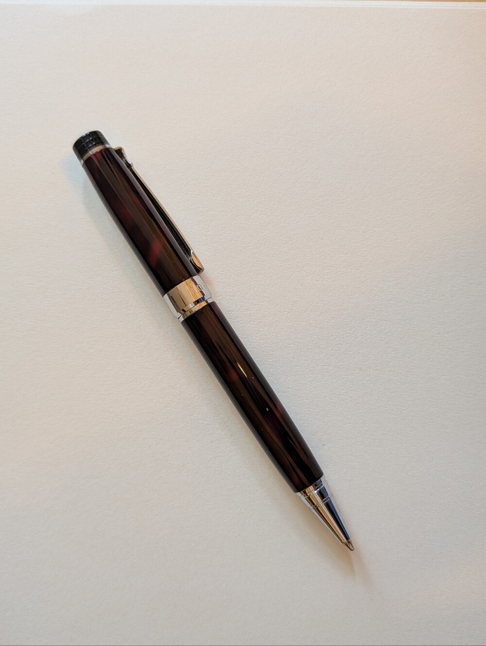 Montblanc Pen Marble Ballpoint Pen in Original Box - Picture 11 of 12